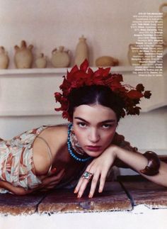 Vicky Christina Barcelona, Mundo Hippie, Maria Carla, Frida Kahlo Style, Wow Photo, Mode Editorials, Bazaar Ideas, Mexican Fashion