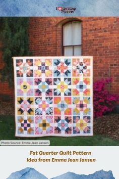 Fat Quarter Quilt Pattern Idea from Emma Jean Jansen Amy Smart