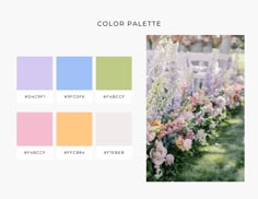 the color palette for this wedding ceremony is pale, pastel, and soft pink