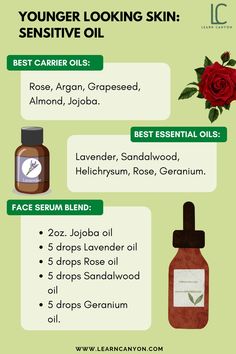 - best Carrier oils: Rose, Argan, Grapeseed, Almond, Jojoba.
- best essential oils: Lavender, Sandalwood, Helichrysum, Rose, Geranium. Body Oil Recipe, Essential Oils Lavender, Essential Oil Beauty, Diy Skin Care Recipes, Sandalwood Oil