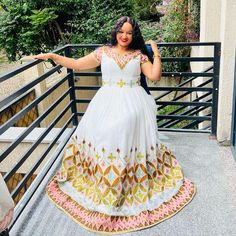 Vibrant Sparkly Habesha Dress Ethiopian Dresses, Habesha Dress, Ethiopian Traditional Dress, Habesha Kemis, Group Outfits, Cultural Celebration, Traditional Dress, The Grace, Dress Elegant