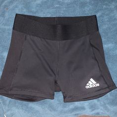 Nwot Never Worn Black Adidas Spandex Fitted Adidas Activewear, Adidas Black Compression Activewear, Adidas Shorts, Adidas Black, Shorts Athletic, Athletic Shorts, Black Adidas, Wearing Black, Adidas Women