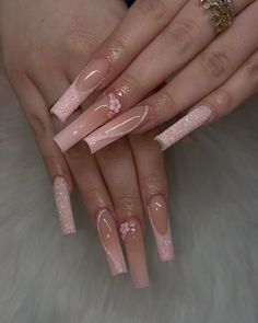 Light Pink Acrylic Nails, Blush Pink Nails, Quinceanera Nails, Acrylic Nails Nude, Spring Acrylic Nails, Blush Nails, Long Acrylic Nails Coffin, Acrylic Nails Coffin Pink, Long Square Acrylic Nails