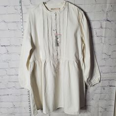 Asos Design Denim Pintuck Smock Shirt Dress W/Long Sleeves New With Tags. Never Worn. Made In India. Armpit To Armpit: 25" Waist: 23.5' Length (Shoulder To Hem): 36.5" Uk Size 18 Us Size 14 #24 Spring Button-up Tunic For Daywear, Fall Casual Tunic For Brunch, Casual Button-up Blouse With Pintucks, Casual Long Sleeve Blouse With Pintucks, Spring Cotton Button-up Tunic, Spring Cotton Tunic With Buttons, Smock Shirt, Design Dresses, Pin Tucks