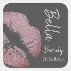 Lipstick kiss pink purple lip gray beauty spa sticker. Customizable template Shop Lipstick, Three Color Combinations, Kiss Pink, Lipstick Kiss, Purple Lips, Pink Lipstick, Beauty Spa, Lip Stain, Pink Lips