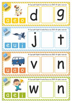 an alphabet and numbers worksheet with pictures