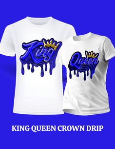 Get your crowns ready! Show them who runs the show with these unique and cute Boss King and Boss Queen Couple T-Shirts. Perfect for couples who want to take their style to the next level of royalty! Rule over the night in these awesome shirts! Each shirt we make is made to order and is made special for you. The shirts we use makes the colors stay vibrate wash after wash with special care.CARE INSTRUCTIONS:♦ Wash inside out, cold water in gentle cycle♦ Lay flat or tumble dry on low heat♦ Iron ins Boss Queen, Couple T Shirts, Care Care, Couple T-shirt, Toddler Sizes, Cool Shirts, Lay Flat, Next Level, Shirts Tops