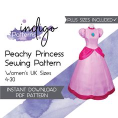 an image of a princess sewing pattern