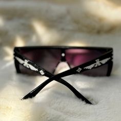 Thunderbird Beaded Sunglasses - Nikikw Designs Black Glass Sunglasses For Festival, Beaded Sunglasses, Womens Activewear Tops, Fashion Tops Blouse, Shoe Last, Delica Beads, Oversized Style, In Frame, Swimwear Girls