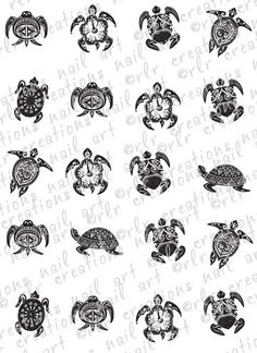 an image of sea turtles on white paper with the words $ 1 99 each stamp