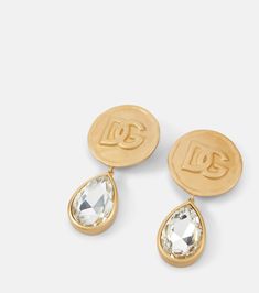 Dolce Gabbana Jewelry, Color Name, Earrings In Gold, Brass Glass, Gold Drop Earrings, Personal Shopping, Color Names, Free Jewelry, Gold Earrings