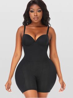 0f8a8323-ffec-4278-b00f-f9159f315021 Black Contoured Shapewear Bodysuit, Black Sleeveless Bodysuit With Medium Bust Support, Summer Black Shapewear With Lined Body, Fitted Black Bodysuit With Medium Bust Support, Fitted Black Bodysuit With Built-in Bra, Black Fitted Bodysuit With Built-in Bra, High Stretch Black Shapewear With Lined Body, Black Shapewear With Medium Bust Support And Contoured Fit, Black One-piece Lined Body Shapewear