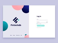 the login page for fintech hub