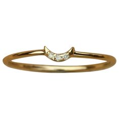 Natural Diamond Crescent Moon Ring 14k Gold Bridal Jewelry Minimalist Ring Gift. Certification 14K Hallmarked, IGI Main Stone Color White/Colorless Diamond Weight 0.02 cts Approx Metal Yellow Gold 14k Gold Weight 0.77 Grams Approx Material 14K Yellow Gold, Gemstone, Natural Diamond Main Stone Diamond A P P R O X T I M E All items are custom made to order. Our approx time is about 6 - 10 business days. This can change during peak season Note: There May Be Little Variation In Colour Between Image And Actual gemstone due to the resolution of the display of your computer or mobile But our product Image are original.Any image are not Photoshop .We Are Trying Our Best To Display Actual Image Of The Gemstone Which is To Be Delivered To Our Customers Celestial Yellow Gold Stackable Rings, Elegant 14k Gold Crescent Ring, Gold Moon Shaped 14k Gold Ring, Moon Shaped 14k Gold Ring, 14k Gold Moon Shaped Ring, Gold Moon-shaped 14k Gold Ring, Crescent Diamond Ring In Yellow Gold, Yellow Gold Crescent Rings For Promise, 14k Gold Moon Shaped Promise Ring