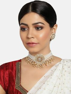 Kundan Choker White Pearl Choker Necklace Indian Choker | Etsy Pearl Choker Necklace Indian, Indian Choker Necklace, Kundan Jewellery Set, Fake Jewelry, Layered Chokers, Indian Necklace, Bollywood Jewelry, Choker Necklace Set, Choker Set