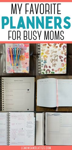 the ultimate guide to my favorite planners for busy moms