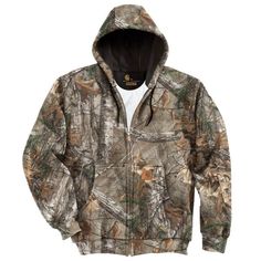 Carhartt Midweight Workcamo Hooded Zip-Front Sweatshirt Country Style Outfits, Carhartt Hoodie, Western Wear Outfits, Cute Country Outfits, Camo Hoodie, Country Outfits, Carhartt Mens, Dream Clothes, Western Outfits