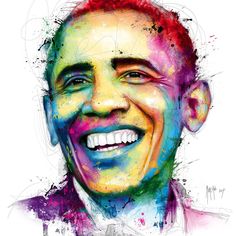 Barack Obama Patrice Murciano Obama Portrait, Self Portrait Art, Digital Portrait, Barack Obama, Antonio Mora Artwork, Fashion Illustration