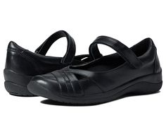 David Tate Sonoma - Women's Shoes : Black Leather : Feel a sense of femininity and elegance as you step in the David Tate Sonoma flats. This mary-jane style shoe features soft leather upper and a cut out detail for added flair. Delicate and comfortable textile lining. Textile insole. Adjustable hook-and-loop closure for a comfortable fit. Flexible and durable synthetic outsole. Made in Brazil. Measurements: Heel Height: 1 1 4 in Weight: 9 oz Product measurements were taken using size 6, width M Black Shoes Women, Mary Jane Sneaker, Soft Leather, Shoes Flats, Heel Height, Leather Upper, Fashion Shoes, Black Leather, Comfort Fit