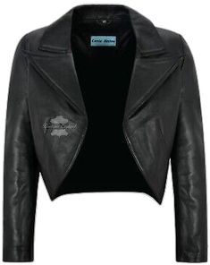 Open Blazer, Cropped Leather Jacket, Cropped Jacket, Lambskin Leather, Real Leather, Wax, Leather Jacket, Blazer, Leather