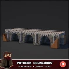 Minecraft medieval bridge I made in my Hardcore world.

Watch me build it on YouTube or download the schematic and world download and build it yourself available on my Patreon - link in bio! Minecraft Medieval Bridge, Building In Minecraft, Minecraft Schematics, Minecraft Skyscraper, Medieval Bridge, Bangunan Minecraft