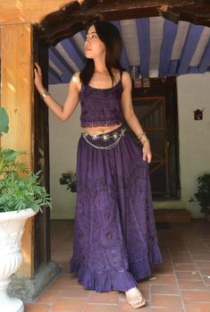 Introducing our Pari Vintage Vibe Purple Top & Maxi Skirt, perfect for embracing boho hippie vibes! This stunning set includes a maxi skirt with a pleated border that adds a touch of elegance and offers a chic, comfortable fit. Crafted with comfort yet elegant fashion in mind, this ensemble is ideal for creating enchanting looks. Choose between two top variations: a halter top or a smocked top, both designed to complement the flowing silhouette of the skirt. Available in various sizes, this set Purple Top, Vintage Vibes, Halter Top, Elegant Fashion, Waist Skirt, Skirt Set, Hippie Boho, Maxi Skirt, Comfort Fit