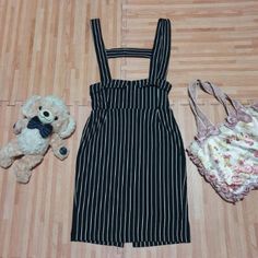 Pre-owned , Good condition 🍓 Size Chest width : Free Size , Waist : 26-32 inches , Length: 37 inches” Hime Gyaru, Black Dresses, Women Dress, Playsuit, Free Size, Promotion, Overalls, Black Dress, Mini Dress