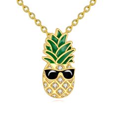 PRICES MAY VARY. 【Pineapple Necklace Design��】Pineapple means prosperity and happiness. It is hard and rough on the outside and juicy and sweet on the inside, representing toughness and beauty. Pineapple also symbolizes abundance and luck, conveying the message of happiness and success. The presence of pineapple brings success and prosperity, inspiring people to welcome happiness and prosperity. 【Pineapple Material】The pineapple necklace for women is made of high quality S925 sterling silver with Hypoallergenic Necklace, Pineapple Necklace, Inspiring People, Necklace Design, Summer Necklace, Exquisite Jewelry, Beautiful Gift Boxes, Necklace For Women, Necklace Designs