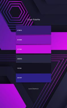 an abstract purple and black background with geometric lines on the bottom, in different colors