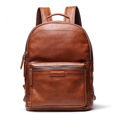 Luxury Genuine Leather High-Quality Prestige Backpack Backpacks Travel, Vintage Leather Backpack, Leather Backpack For Men, Leather Laptop Backpack, Brown Leather Backpack, Leather Travel Bag, Laptop Rucksack, Leather Laptop, Coffee Brown