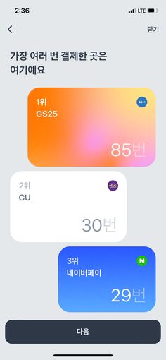 an iphone screen showing the time and location of different items in korean language, including numbers