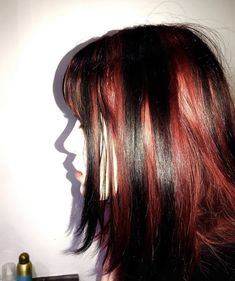 Cute Hair Dye, Ginger And Black Hair, Dyed Hair Inspiration, Hair Stylies, Dye My Hair, Hair Dye Colors