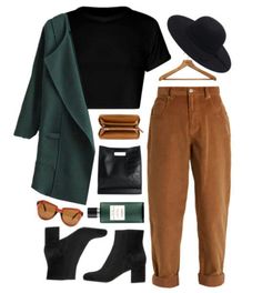 Neutrals look. Brown Pants, Outfits With Hats, Mode Vintage, Looks Vintage, Grunge Fashion, Polyvore Outfits, Outfits Casuales, Outfits Casual, Work Outfits