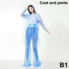 Features: Great for emergencies, festivals, theme parks, school trips, out. Waterproof and dust-proof, splash proof. The bottom seal is firm and not easy to break or leak. The waterproof raincoat fits most people and is perfect for women and men. The wrist is designed with elastic cord to fit the hand. Specifications: Material: PE Color: Blue,white Size: As picture Package contains: 1pc Rain pants or 1pc Rain pants + 1pc Raincoat Note: Please allow slight dimension difference due to different ma Clear Raincoat, School Trips, Plastic Raincoat, Rain Pants, Emergency Prepping, School Trip, Screen Size, Theme Parks, Outdoor Travel