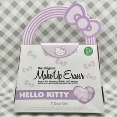 Makeup Remover Cloth, Kitty Room, Hello Kitty Room Decor, Kitty Makeup, 21st Bday Ideas, Original Makeup, Remove Makeup From Clothes, Hello Kitty Makeup, Hello Kitty Rooms