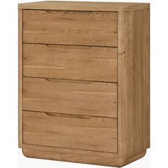 Surya Hundley Modern Natural Oak 4 Drawer Dresser White Oak Veneer, Brown Dresser, Armoire Dresser, 4 Drawer Dresser, Brown Furniture, Surya Rugs, Modern Bedroom Furniture, Bedroom Furniture Dresser, Modern Dresser