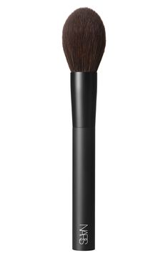 What it is: A synthetic-bristle brush with a large, dense head for the smooth, even application of bronzer.What it does: This brush is perfect for creating a sculpted bronzed look or an allover glow. NARS' brushes are designed for ultimate artistry. With high precision, high quality and high performance, they're expertly shaped from durable synthetic fibers and customized for use with all of François Nars's signature techniques.How to use: To cleanse your brush, dispense a small amount of gentle Bronzer Brush, Your Touch, Nars Makeup, Bristle Brush, Makeup Bags, Flawless Makeup, Makeup Tools Brushes, Artistry Makeup, Beauty Make Up