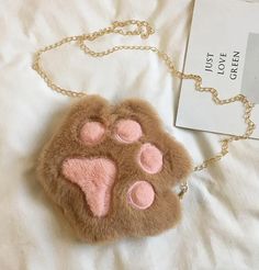 Shipping: Worldwide Express Shipping AvailableDelivery time: 7-15Days Fast ShippingReturns: Fast refund, 100% Money Back Guarantee. Cat Handbags, Chat Kawaii, Baby Boy Accessories, Plush Bags, Bear Paw, Cat Fashion, Bear Paws, Cat Plush, Crossbody Bag Women