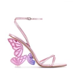 Pointed High Heels, Butterfly Heels, Heels Strappy, Strappy High Heels, Rhinestone Heels, Girly Shoes, Wedding Sandals, Sophia Webster, Heels Sandals