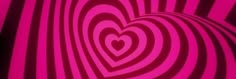 pink and black heart shapes are seen in this animated background animation video that's looped together