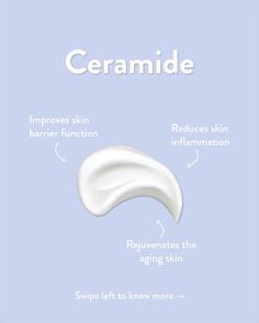 Time to learn a new skincare ingredient: Ceramide! ⚖️

Did you know that Ceramides are fats or lipids that are found in skin cells? They also make up 30% to 40% of our outer skin layer (epidermis). Ceramides Benefits, Ceramides Skin Care, Skincare Advertisement, Skin Education, Skincare Infographic, Korean Cosmetic, Korean Beauty Products