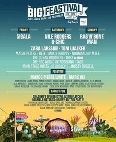 the big festival poster for 2013