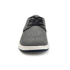 The perfect business casual look the Morris. This city slick lace-up sneaker by Vance Co. is shaped with breathable fabric uppers detailed with a vegan leather tab at the heel. This no break-in design is finished with a durable rubber sole and our signature 4 mm Comfort Foam� insole. Business Casual Lace-up Shoes With Cushioned Footbed, Business Casual Sneakers With Rubber Sole, Modern Lace-up Business Casual Sneakers, Modern Business Casual Lace-up Sneakers, Modern Lace-up Sneakers For Business Casual, Casual Business Sneakers With Plain Toe, Casual Lace-up Sneakers For Business Casual, Modern Low-top Sneakers For Business Casual, Business Casual Sneakers With Textured Sole