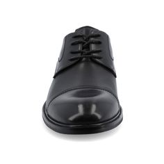 The Chandler dress shoe from Vance Co. combines sophistication and comfort with its 1-inch block heel, lace-up closure, and round toe design. Crafted from faux leather, this design offers a stylish and sleek option. The mesh lining, 6 mm Tru Comfort Foam™ footbed, and rubber outer sole ensure both breathability and comfort for a well-rounded and fashionable choice. Synthetic Lace-up Shoes For Office In Spring, Synthetic Lace-up Shoes For Office And Spring, Formal Fitted Synthetic Oxfords, Spring Formal Oxfords With Laces, Lace-up Dress Shoes For Spring Workwear, Spring Workwear Lace-up Dress Shoes, Spring Lace-up Dress Shoes For Work, Formal Closed Toe Oxfords With Laces, Synthetic Leather Lace-up Shoes For Formal Occasions