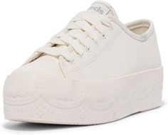 Keds Women's Triple Up Leather Sneaker, White, 11 M US : Amazon.ca: Clothing, Shoes & Accessories Ladies Shoes, Keds, Leather Sneakers, Leather Fashion, Sneakers Fashion, Fashion Shoes, Shoes Accessories, Glitter