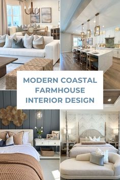 modern coastal farmhouse style interior design