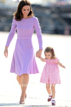 Kate Middleton stuns in this lilac knee length formal dress to finish the royal tour of Poland and Germany 2017. Bateau neck long sleeve cocktail homecoming gown with fit and flare skirt. shown color: lilac with build-in-bra no boning back zipper closure fully lined Purple Long Sleeve Dress For Formal Occasions, Purple Long Sleeve Formal Dress, Fitted A-line Lavender Dress, Lavender Long Sleeve Dress For Fall, Fall Wedding Purple Dress, Lavender Fitted Formal Dress, Elegant Lavender Long Sleeve Dress, Lavender Long Sleeve Formal Dress, Elegant Long Sleeve Lavender Dress