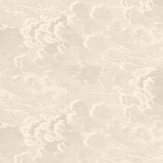 a white wallpaper with clouds on the top and bottom half, in shades of gray