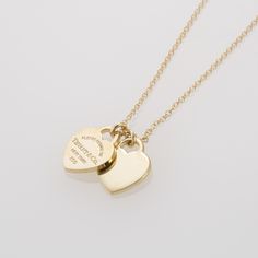 [Top Size] Approximately 12mm Long, Approximately 9mm Wide [Chain Length] Approximately 41cm [Material] 18k Yellow Gold Tiffany Gold Necklace Heart, Tiffany Heart Necklace Gold, Tiffany Necklace Gold, Tiffany Gold Necklace, Necklace From Boyfriend, Tiffanys Necklace, Tiffany Necklaces, Gold Infinity Necklace, Heart Necklace Tiffany