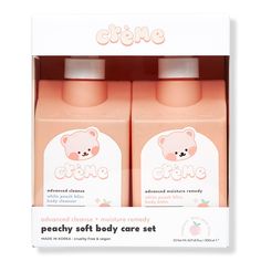 Beary Merry Silky Skin Set - DV CLNS + MSTR RMDY PCHY SFT BDY CR STBenefitsA complete set for silky soft skin! Provides lightweight moisture and a fresh cleanse.IncludesBody Cleanser: features hydrating Squalane & Ceramide-NP for smooth, glowy skin (16.9 oz)Body Balm: features Ceramide-NP & Vitamin C for silky soft skin (16.9 oz) - Beary Merry Silky Skin Set Body Care Set, The Crème Shop, The Creme Shop, Creme Shop, Moisturizing Toner, Silky Skin, Body Balm, Glowy Skin, Skincare Tools